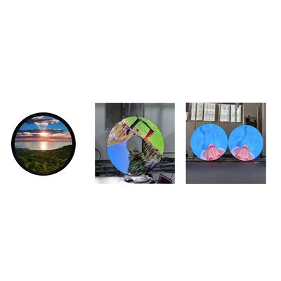 Pared de pantalla LED curva